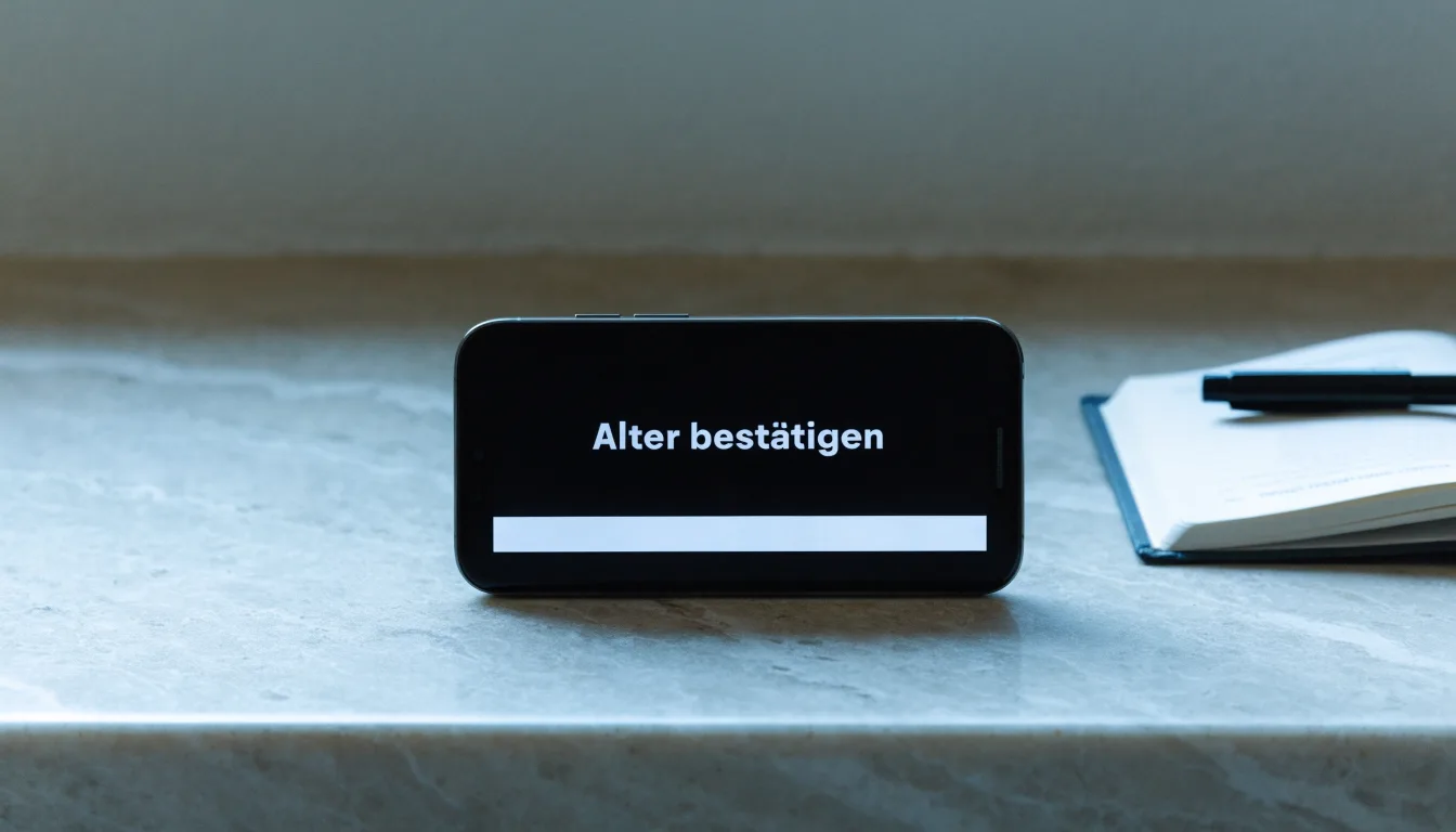 Ein Seeufer mit Schilf und einem schmalen Holzsteg liegt im Nebel, das Wasser ist ruhig und das andere Ufer kaum sichtbar.