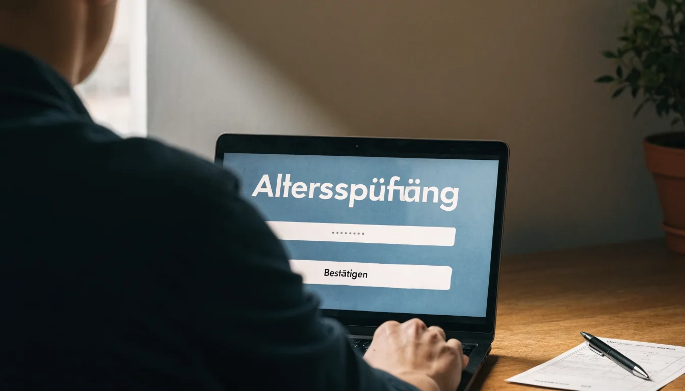 Eine hölzerne Bank steht an der Seitenlinie eines leeren Sportplatzes, dahinter Bäume im Herbstlicht.